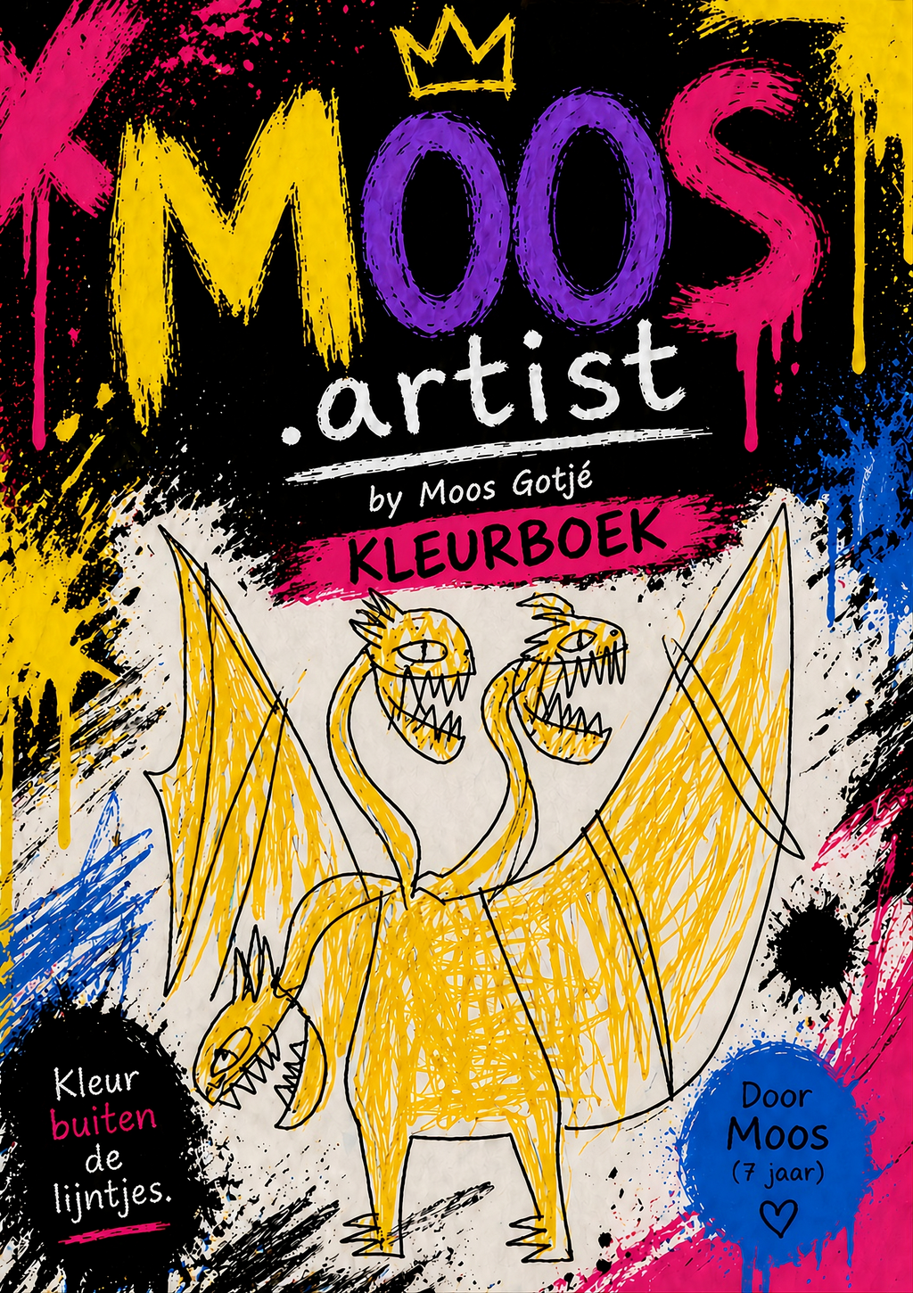 Buiten de lijntjes Kleurboek